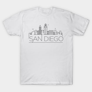 San Diego Minimal Skyline T-Shirt